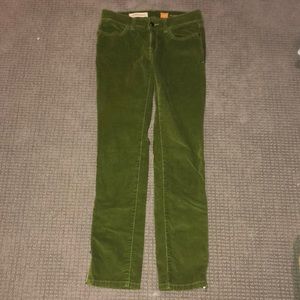 Anthropologie Pilcro Green Cords